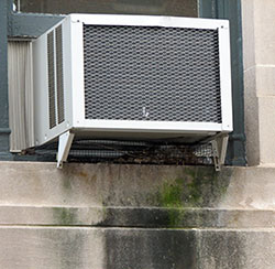window air ac conditioner building drip water conditioning units damage condensation conditioners exterior discharge stone maintaining choosing costs think than