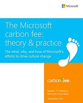 Microsoft Carbon Fee program Microsoft Carbon Fee program