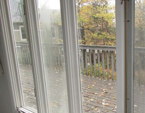 Fogged glass Fogged glass