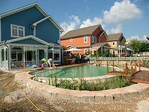 Natural Swimming Pools Work Best in Warm Climates