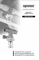 Uponor Sprinkler Installation Guide Uponor Sprinkler Installation Guide