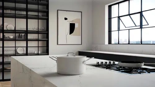 Caesarstone Porcelain_Snowdrift 300