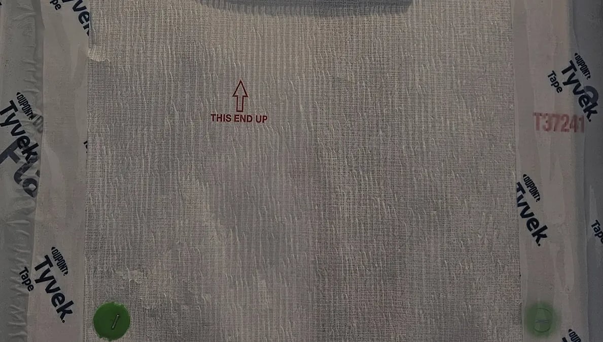 01 Beazer Tyvek wrap 1