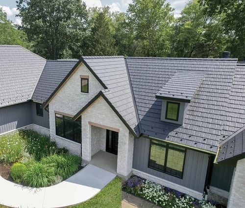 ProVia Coalstone Slate metal roof