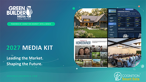 2027 Green Builder Media + COGNITION Smart Data Media Kit cover