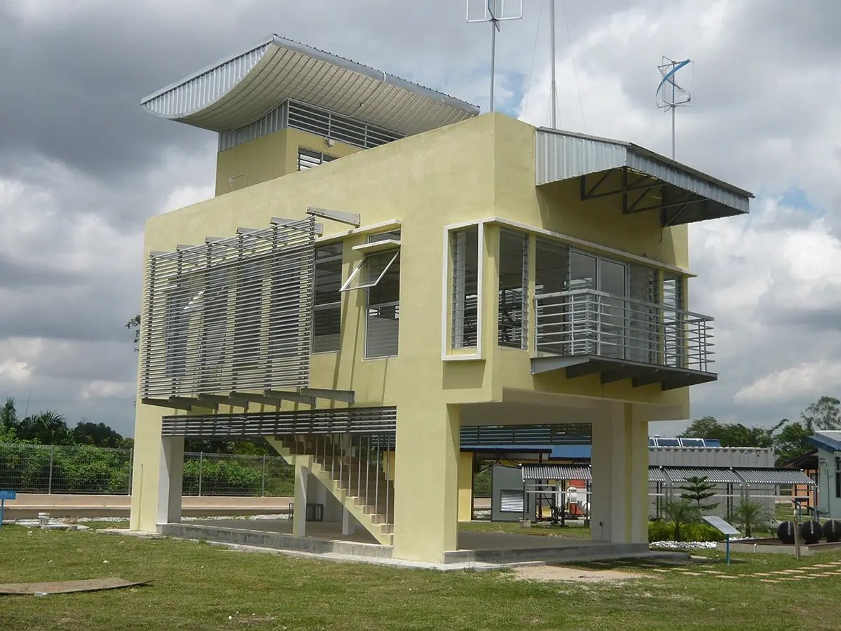 House with passive cooling