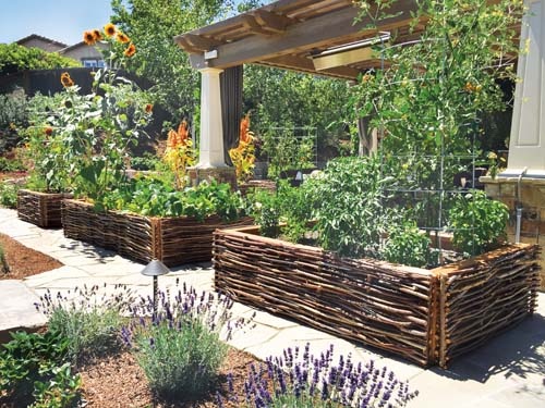 residential raised garden bed