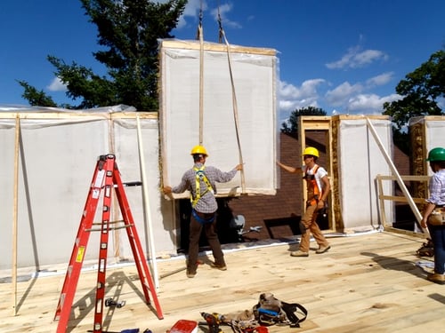 Straw Bale Structural Insulated Panels