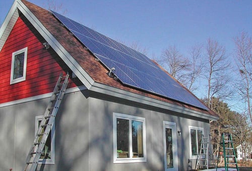 Revival Perkins solar panels on roof Revival Perkins solar panels on roof