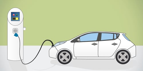 Electric Car and Charger featured