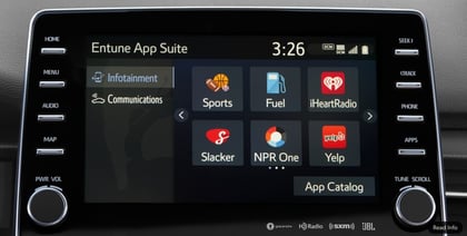 Entune App Suite from Toyota Avalon Align Project photo