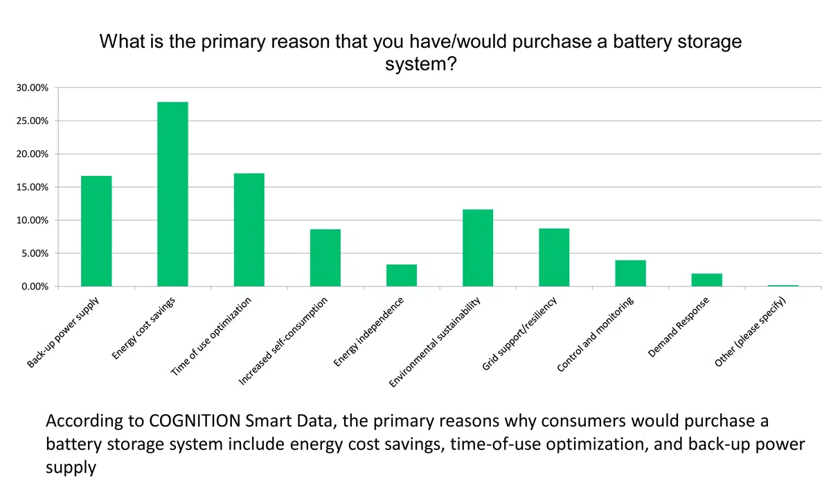 what is the primary reason for batter storage purchase