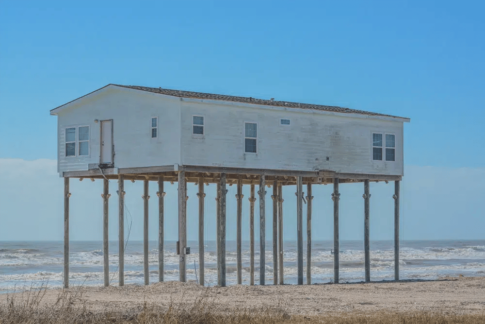 House on stilts adobe stock