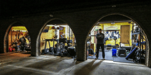 Garage Turned Home Gym