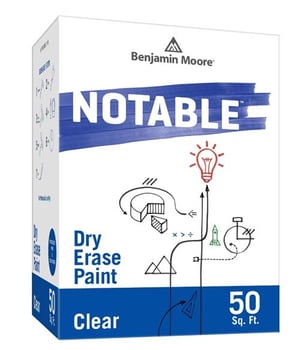 Notable Dry Erase Paint Adds Extreme Durability to the Wall Surfacing Mix
