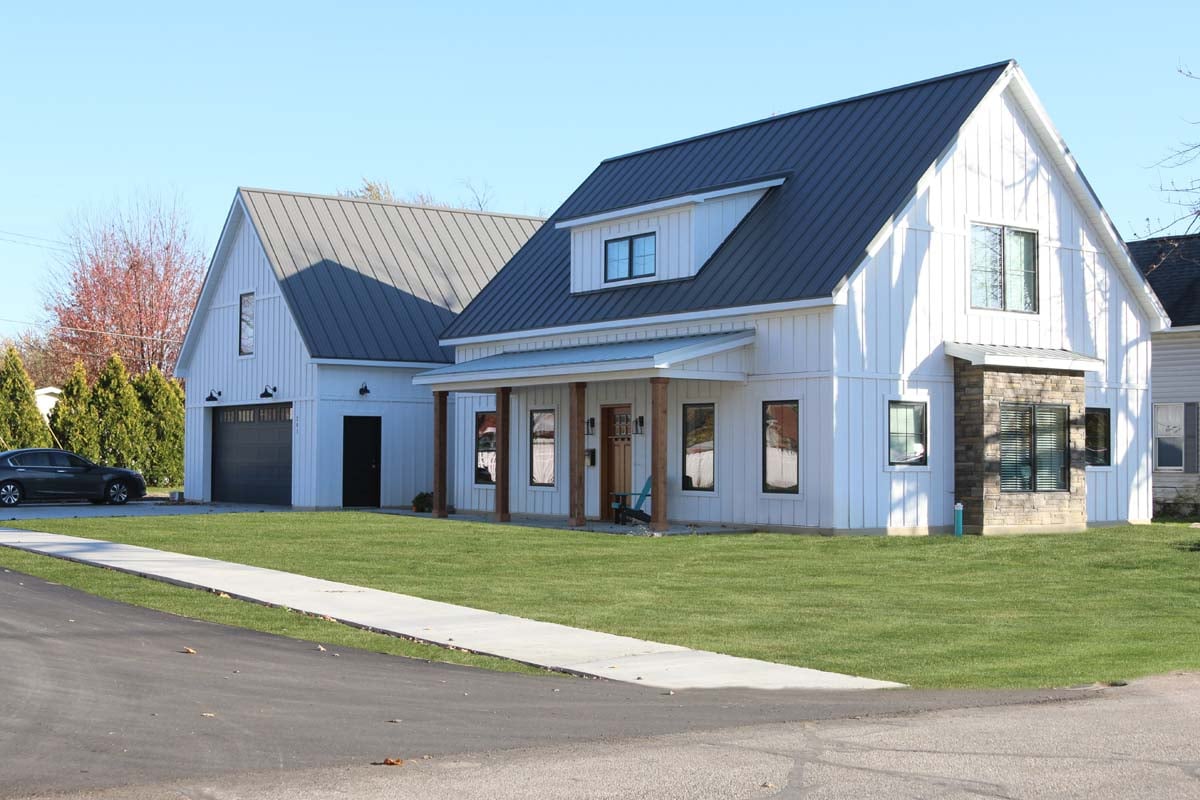 Post-Frame Net Zero House