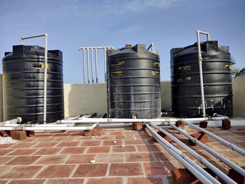 Saving Water - Rainwater harvesting system