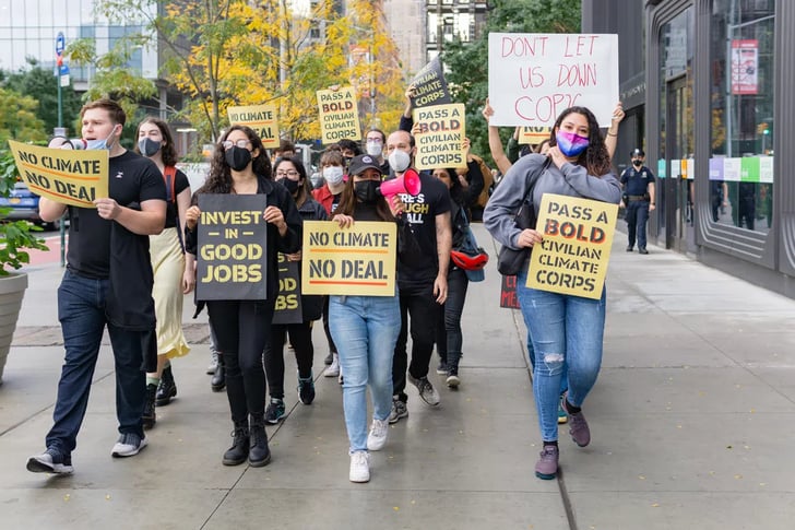 climate protest nyc shutterstock_2063809379