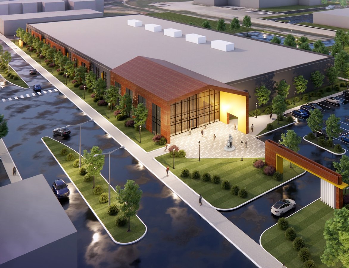 The Midline Buisness District Rendering 2 - Credit Vocon and The Cleveland Foundation