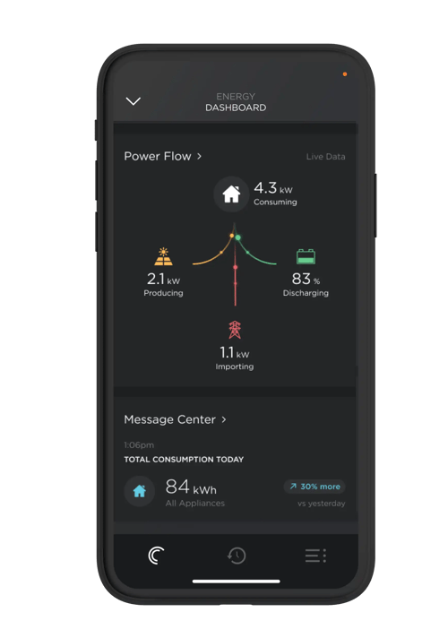 Savant App_Power Dashboard