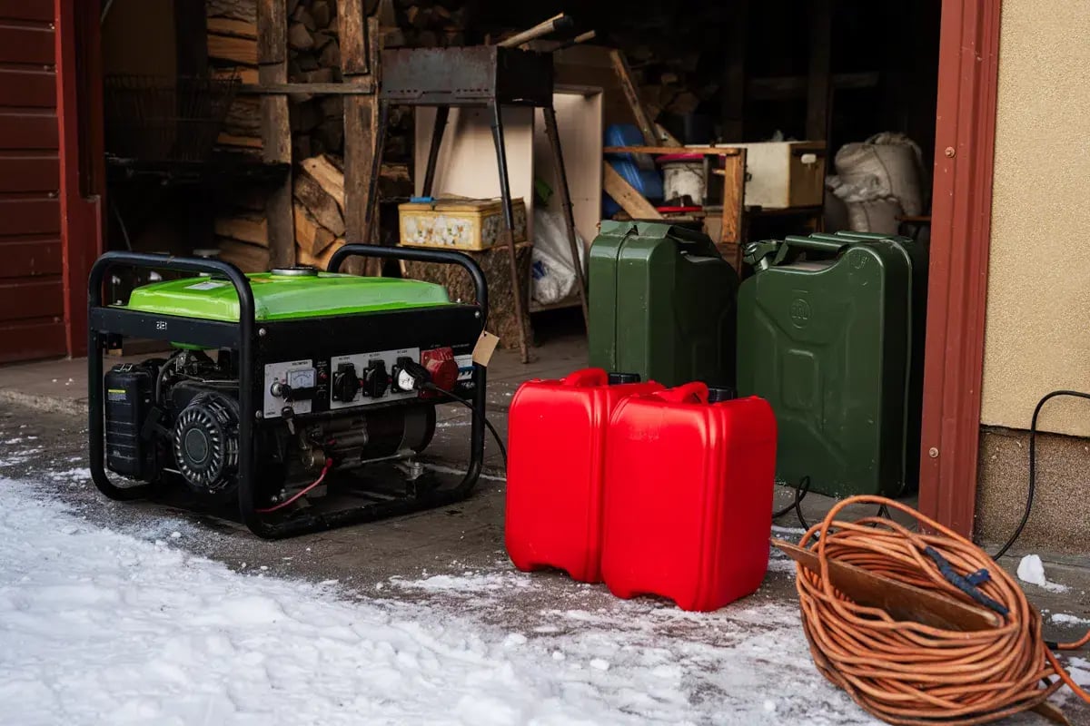 gasoline portable generator AdobeStock_555178603