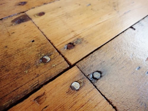nail down floorboard