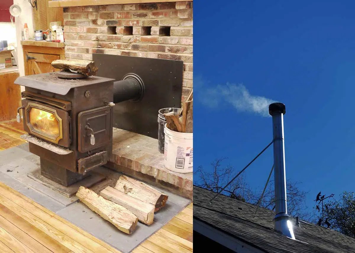 All about wood stove chimneys