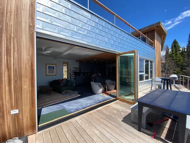 Bunker Residence exterior metal