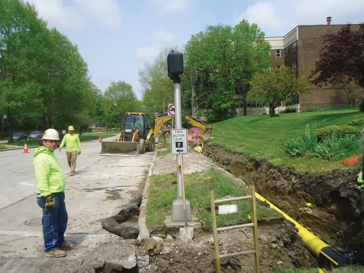 Geothermal Gas line extension 300