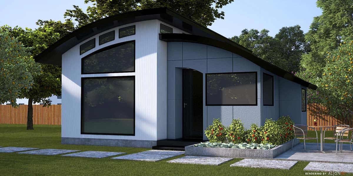 Flex House Exterior Smoke Grey Trim-featured