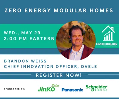 Zero Energy Modular Homes webinar