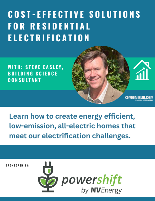 Cost-Effective Solutions for Residential Electrification
