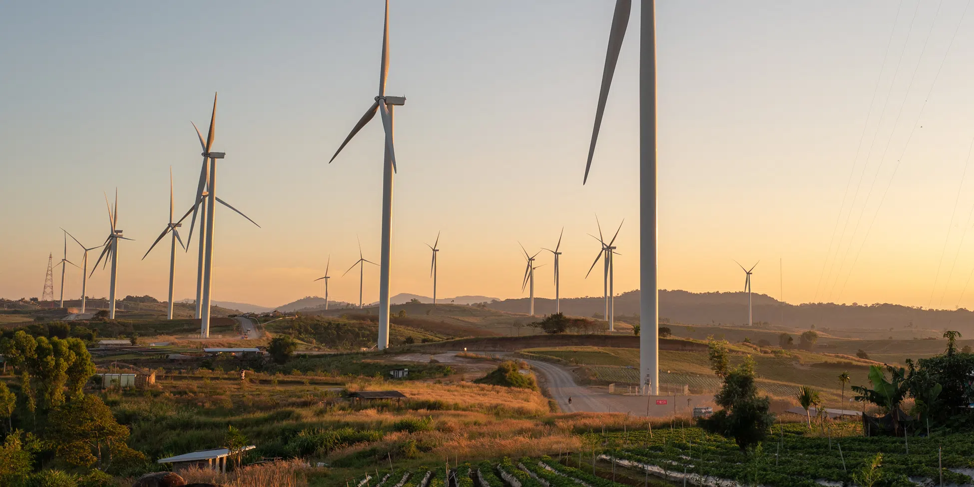 Wind turbines featured