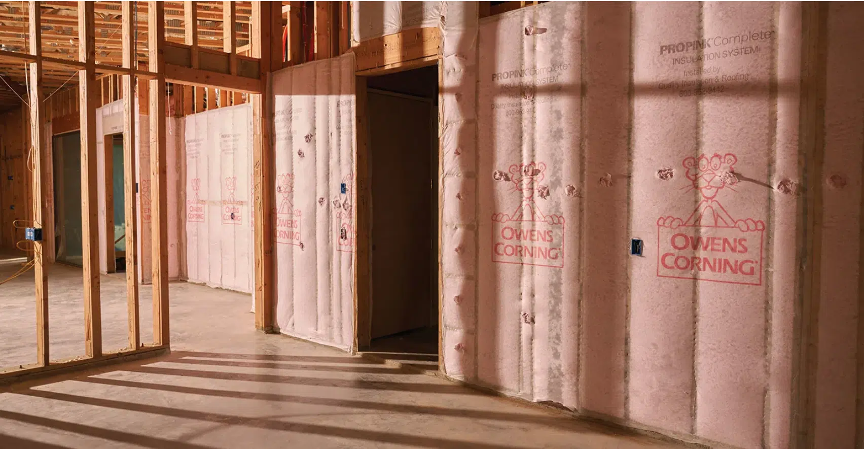 ProPink® Complete™ Blown-in Wall System Owens Corning Insulation